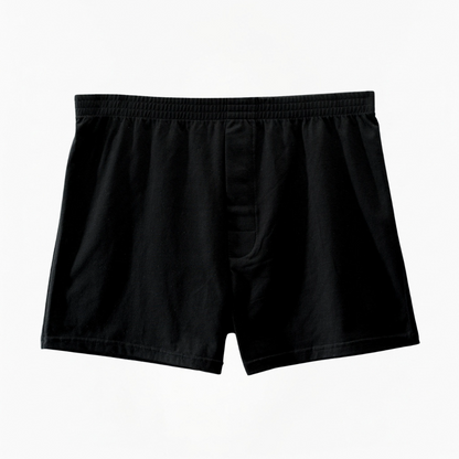 Effenkleurige boxershort - 5 stuks zwart
